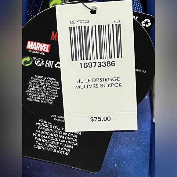 NWT Her Universe Marvel’s Dr Strange glow in the dark mini backpack - Picture 11 of 13